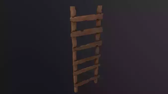 Old Ladder 3D Model