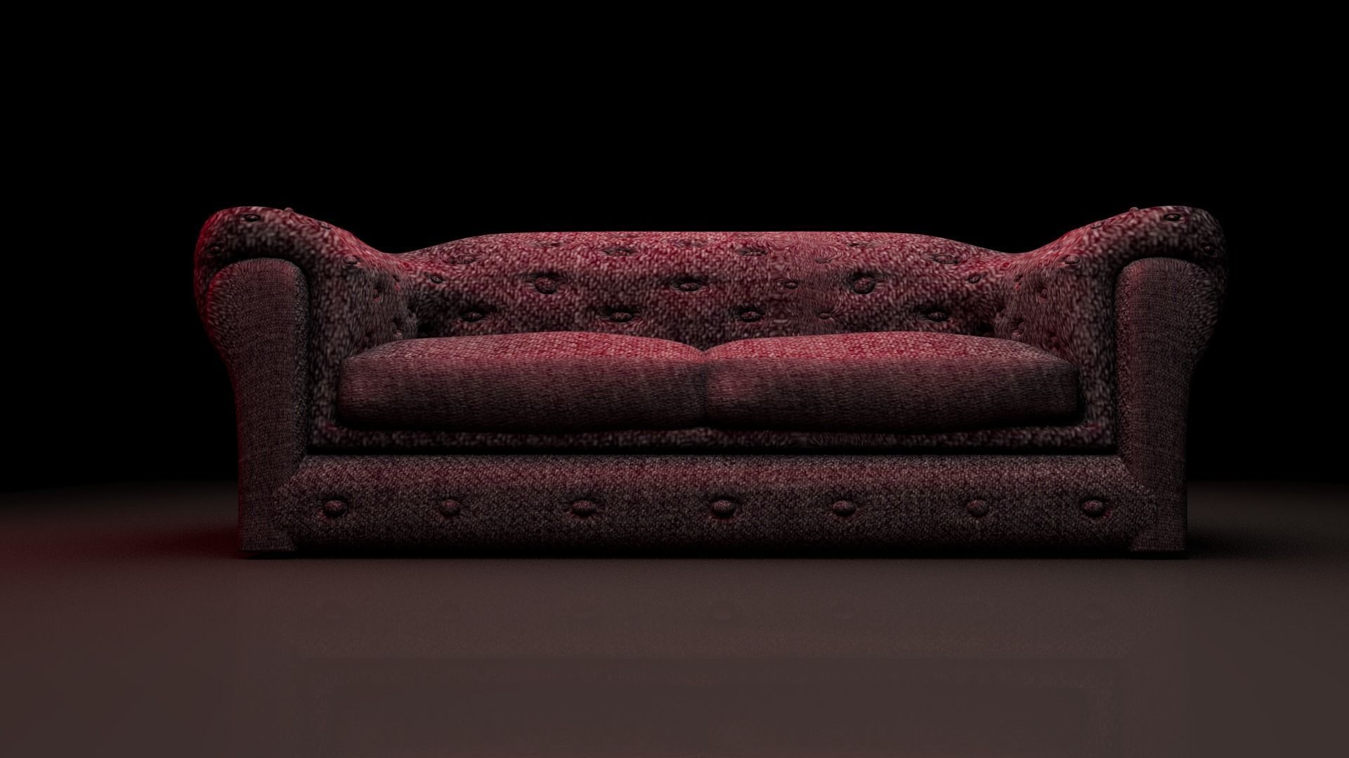 Old Sofa 3D model_4
