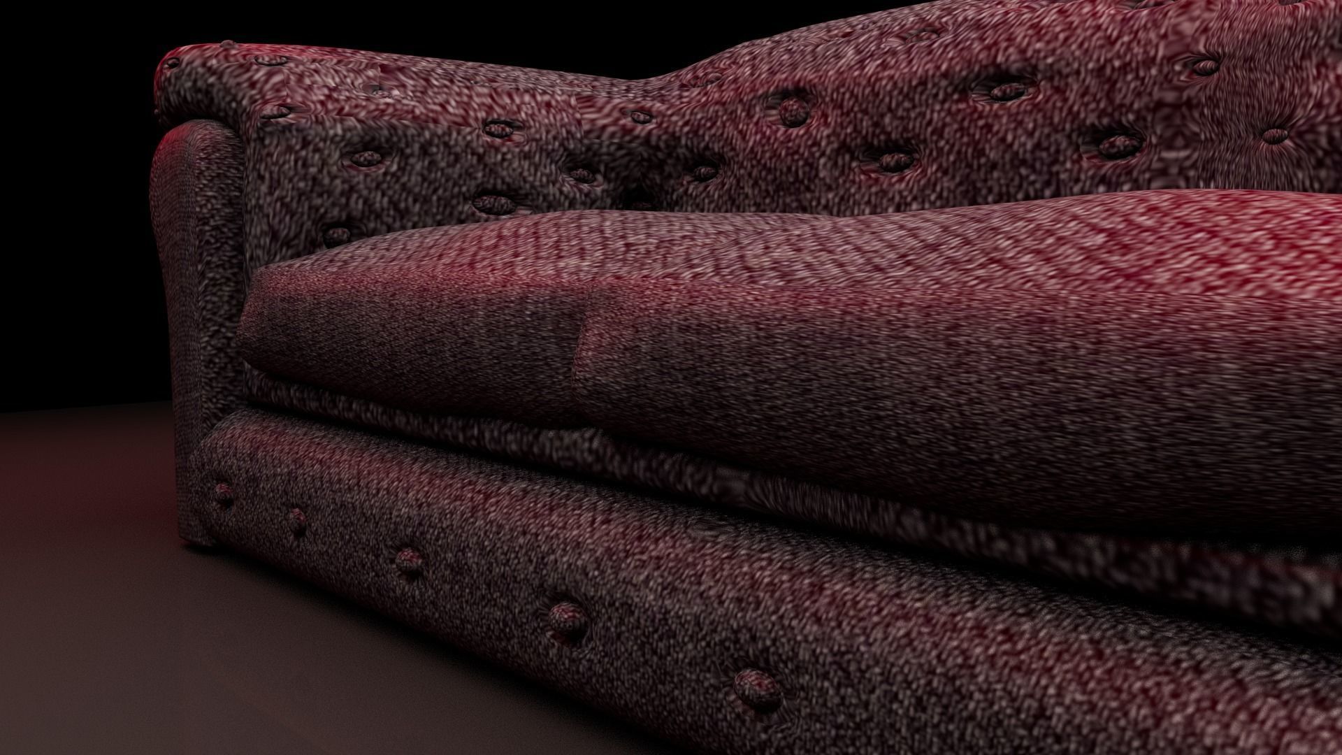 Old Sofa 3D model_3