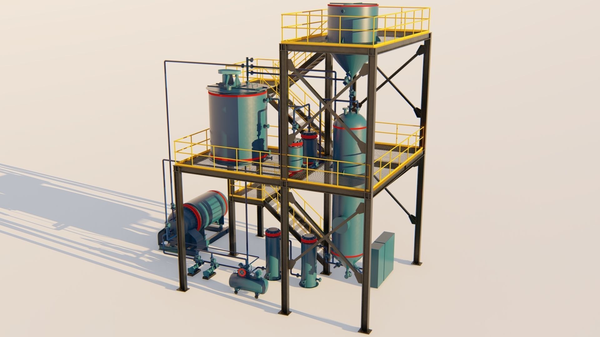 Gold mining disorption  3D model_2