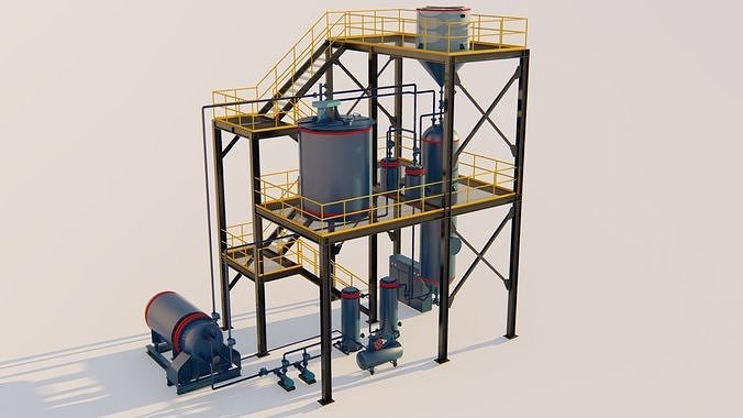 Gold mining disorption  3D model