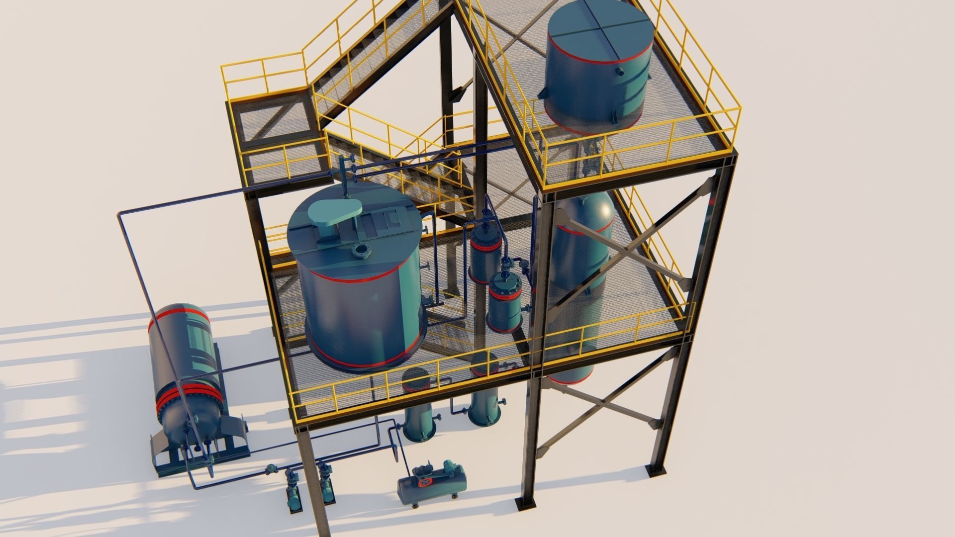 Gold mining disorption  3D model_3