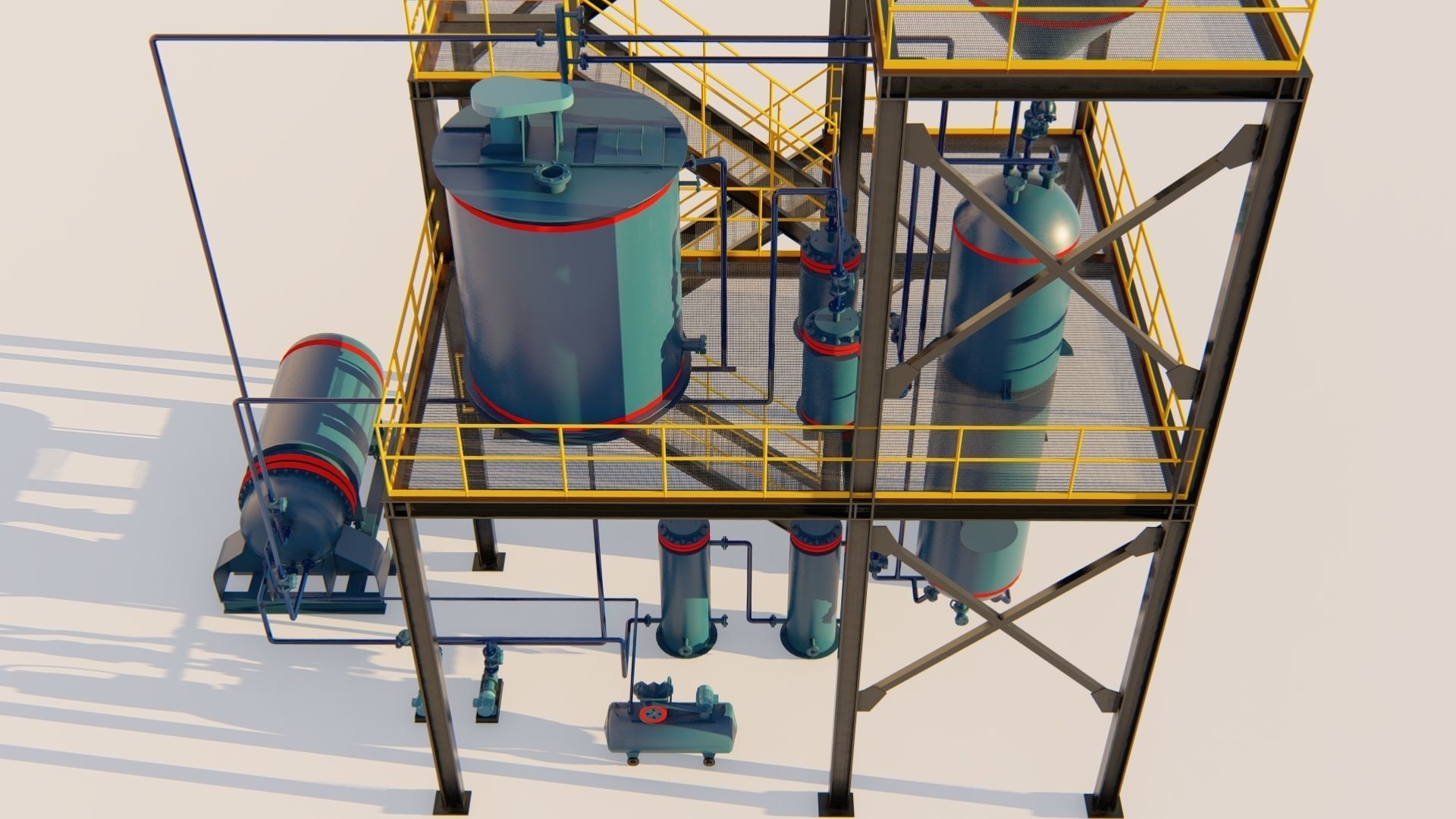 Gold mining disorption  3D model_9