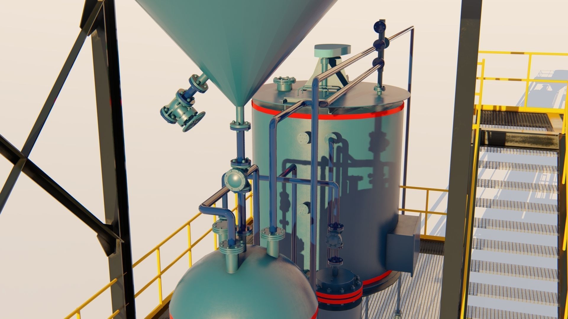 Gold mining disorption  3D model_8