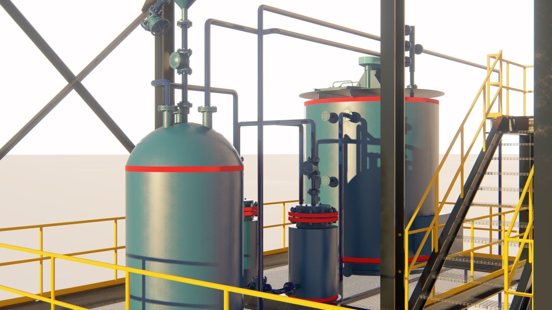 Gold mining disorption  3D model_7