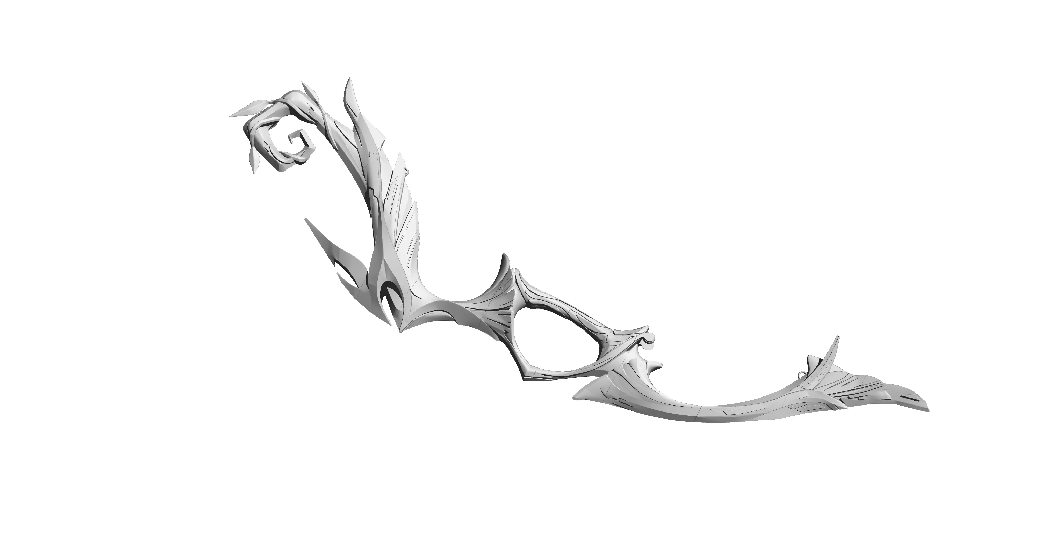 genshin impact King Squire Bow 3D print model