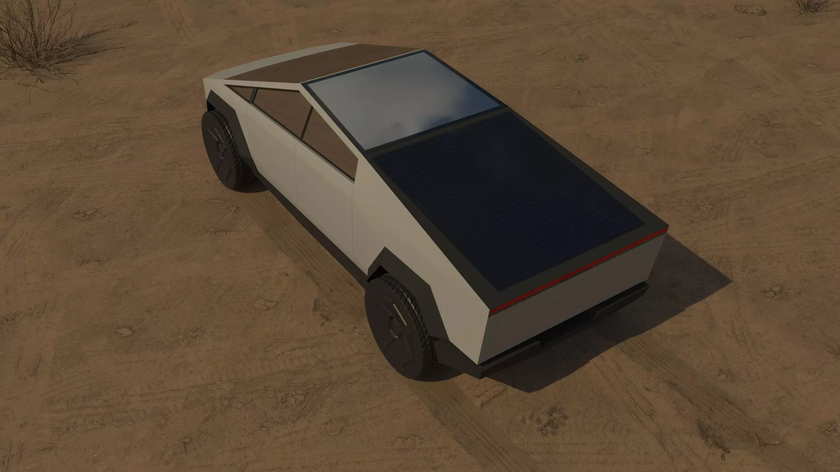 cyber truck 3D model_0