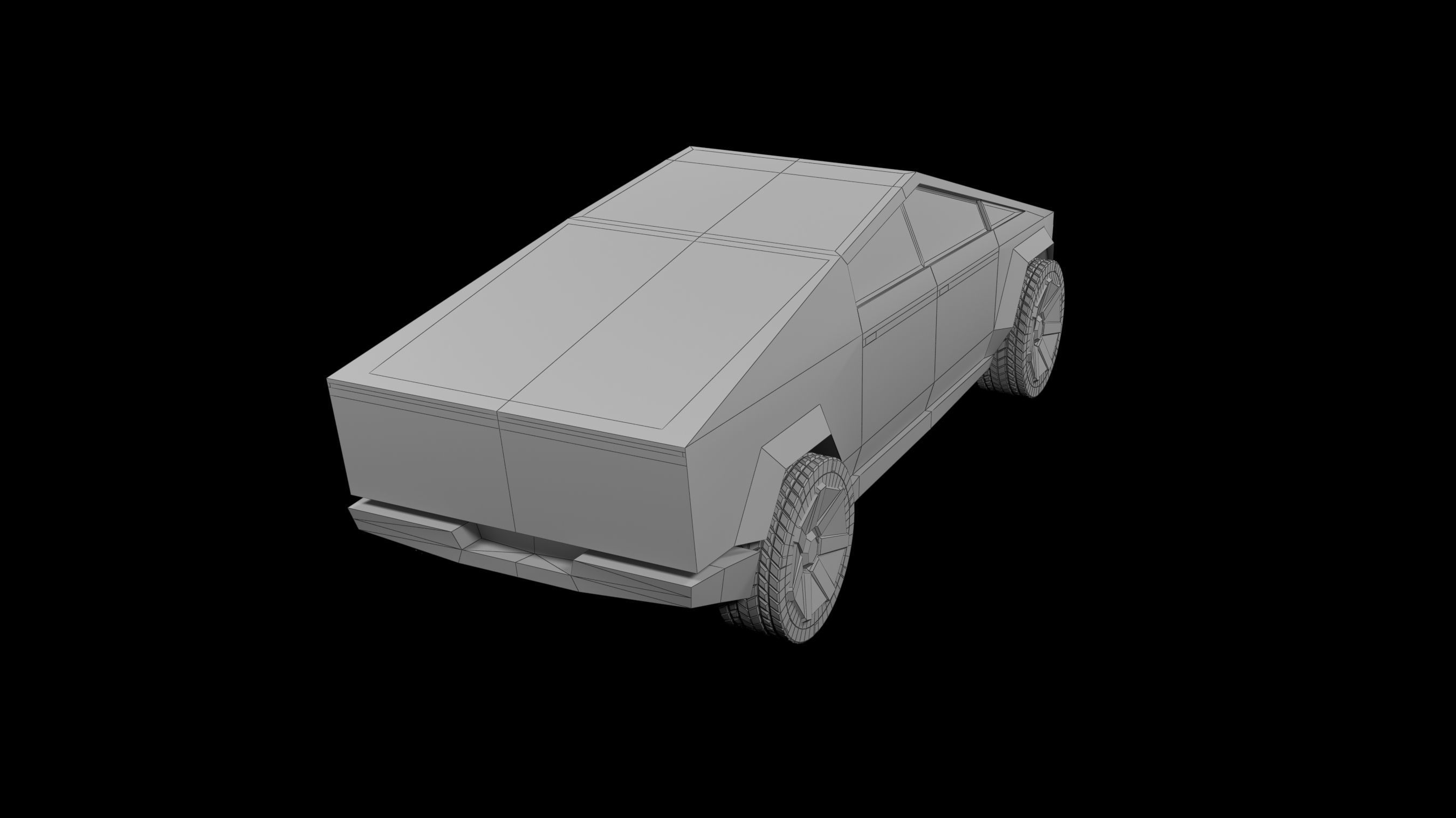 cyber truck 3D model_6