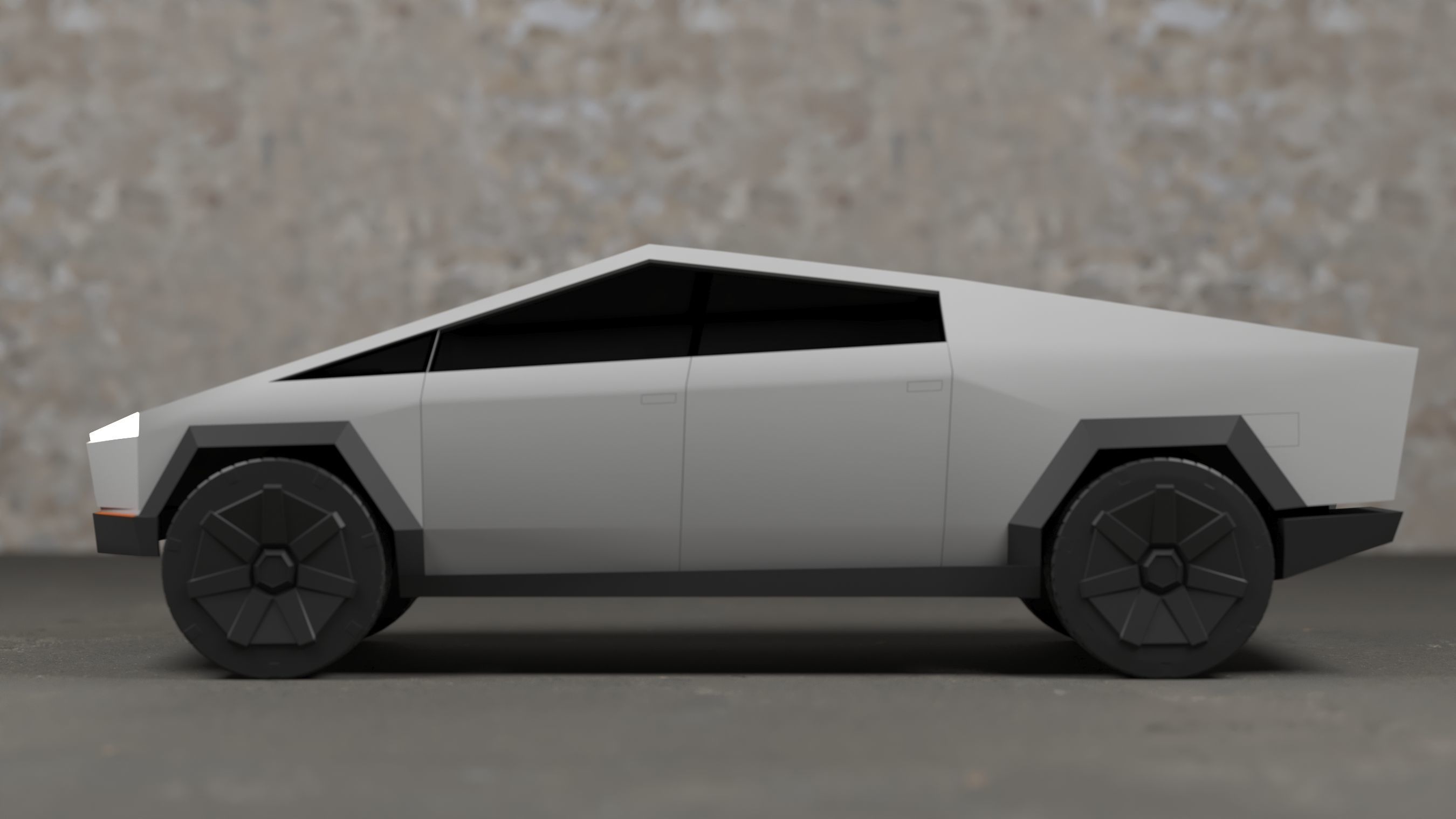 cyber truck 3D model_3