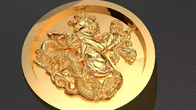 ANILLO SAN JORGE 3D print model