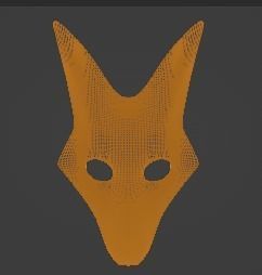 Mask 3D Model Free low-poly 3D model_2