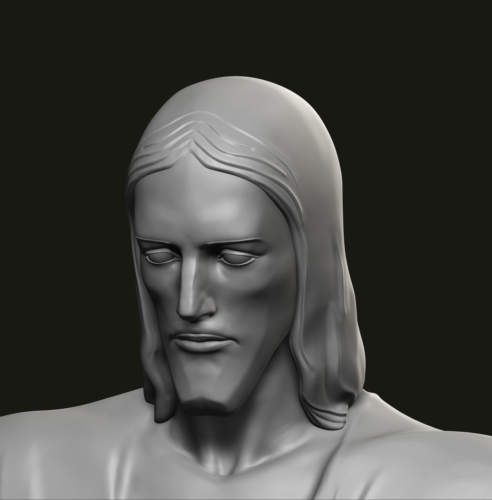 Christ the Redeemer Statue 3D print model_8