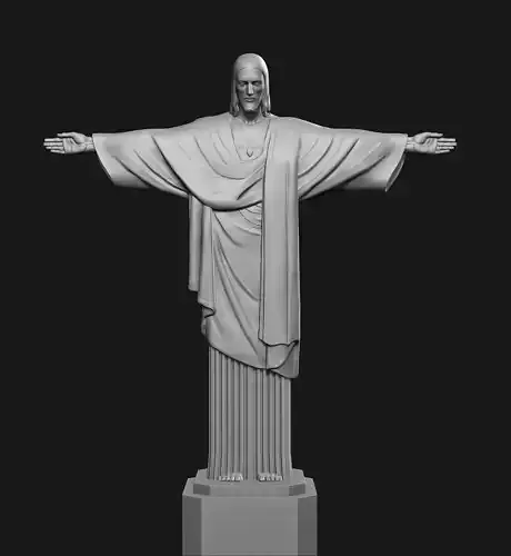 Christ the Redeemer Statue 3D print model