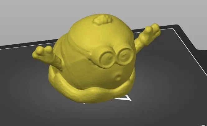 minion slidding 3D print model_0