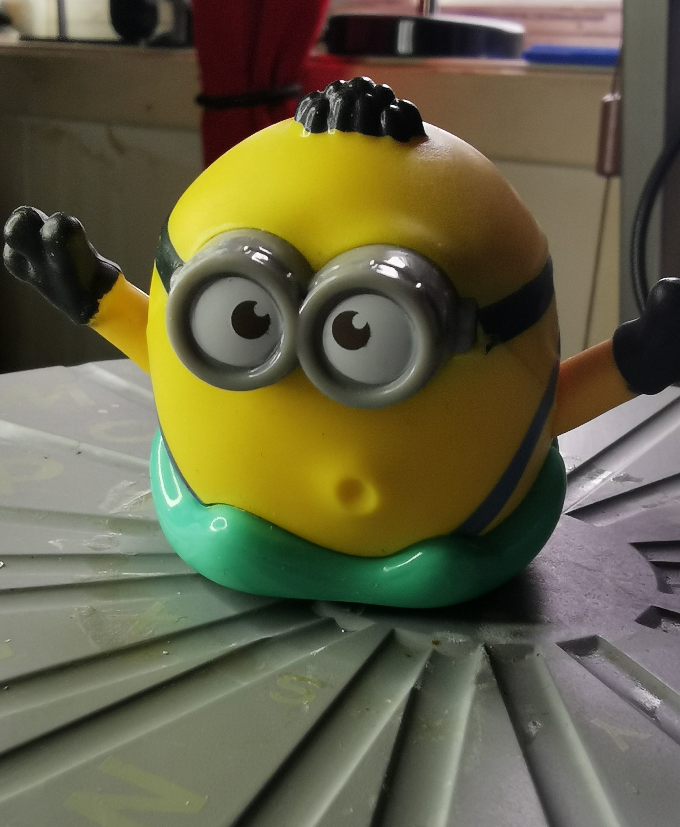 minion slidding 3D print model_1