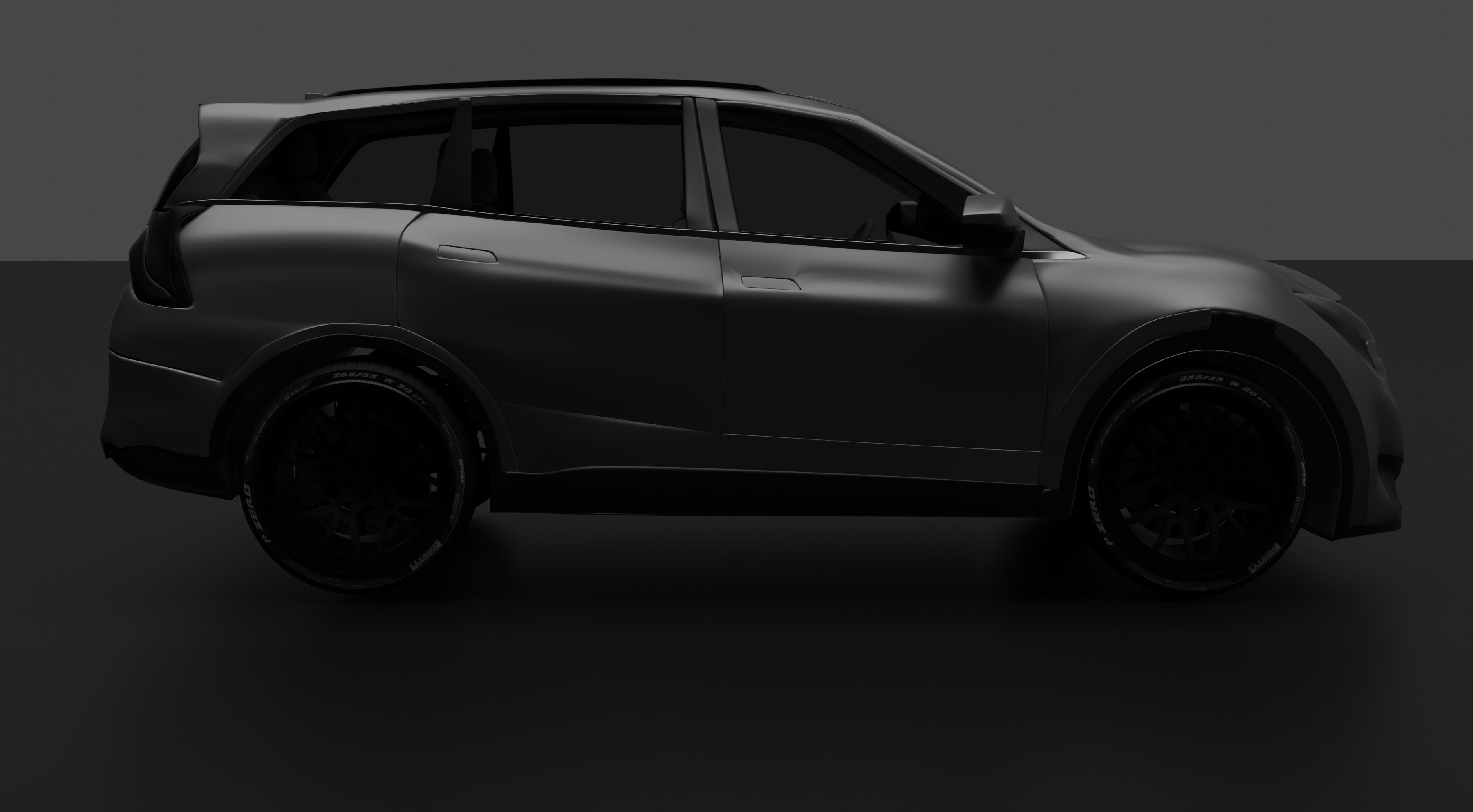 XUV700 Low-poly 3D model_3
