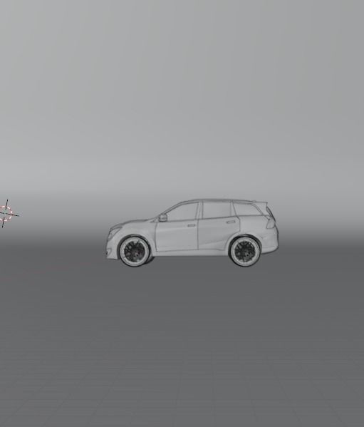 XUV700 Low-poly 3D model_20