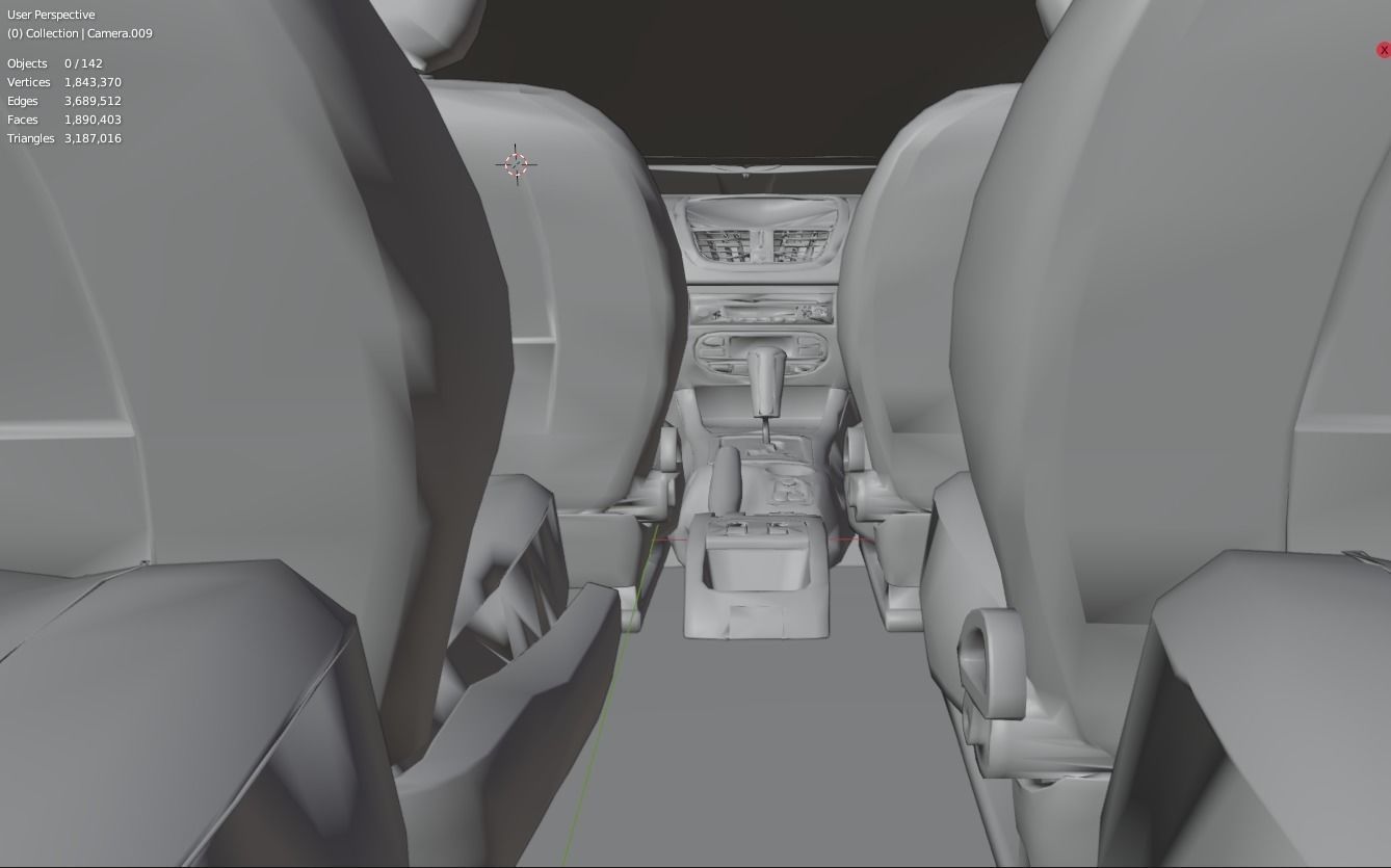 XUV700 Low-poly 3D model_23