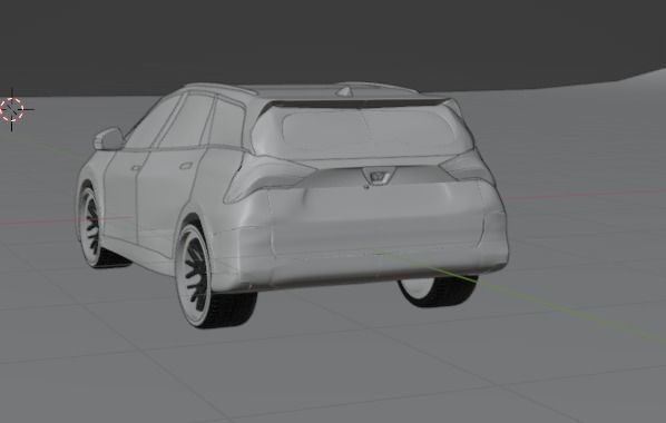 XUV700 Low-poly 3D model_18