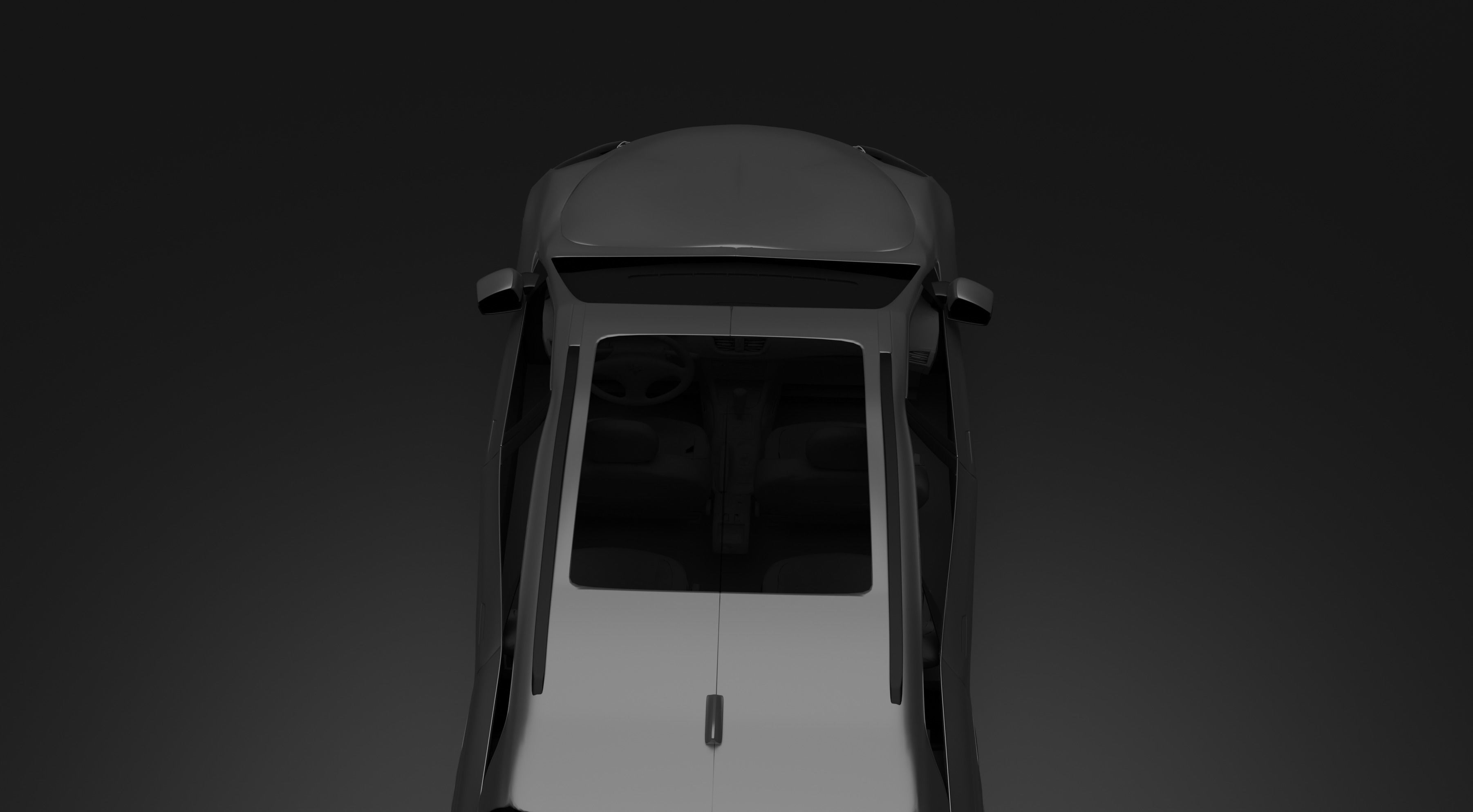 XUV700 Low-poly 3D model_7