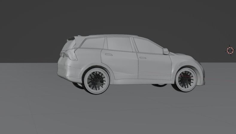 XUV700 Low-poly 3D model_19