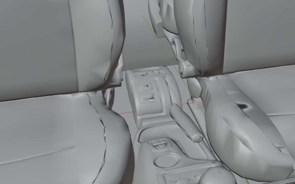 XUV700 Low-poly 3D model_27