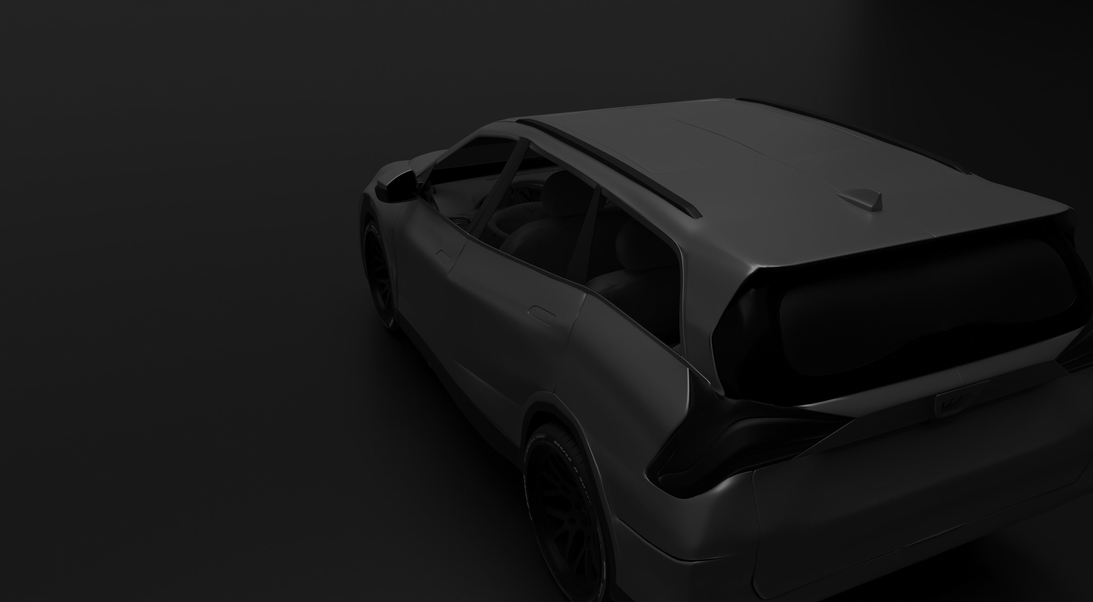 XUV700 Low-poly 3D model_4