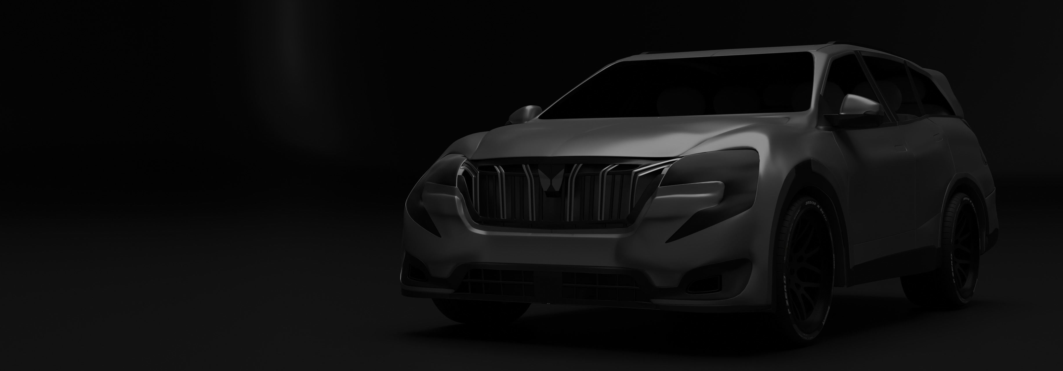 XUV700 Low-poly 3D model_1