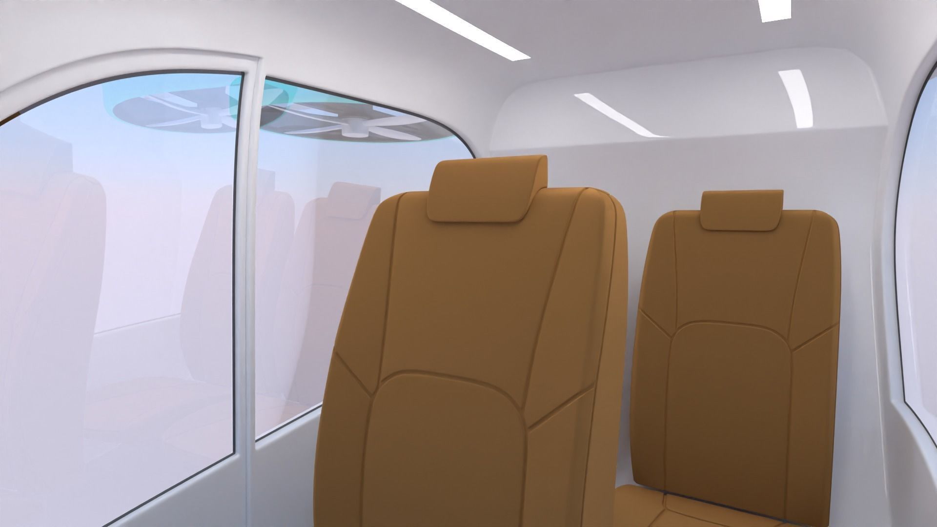 Passenger drone concept 6 3D model_11