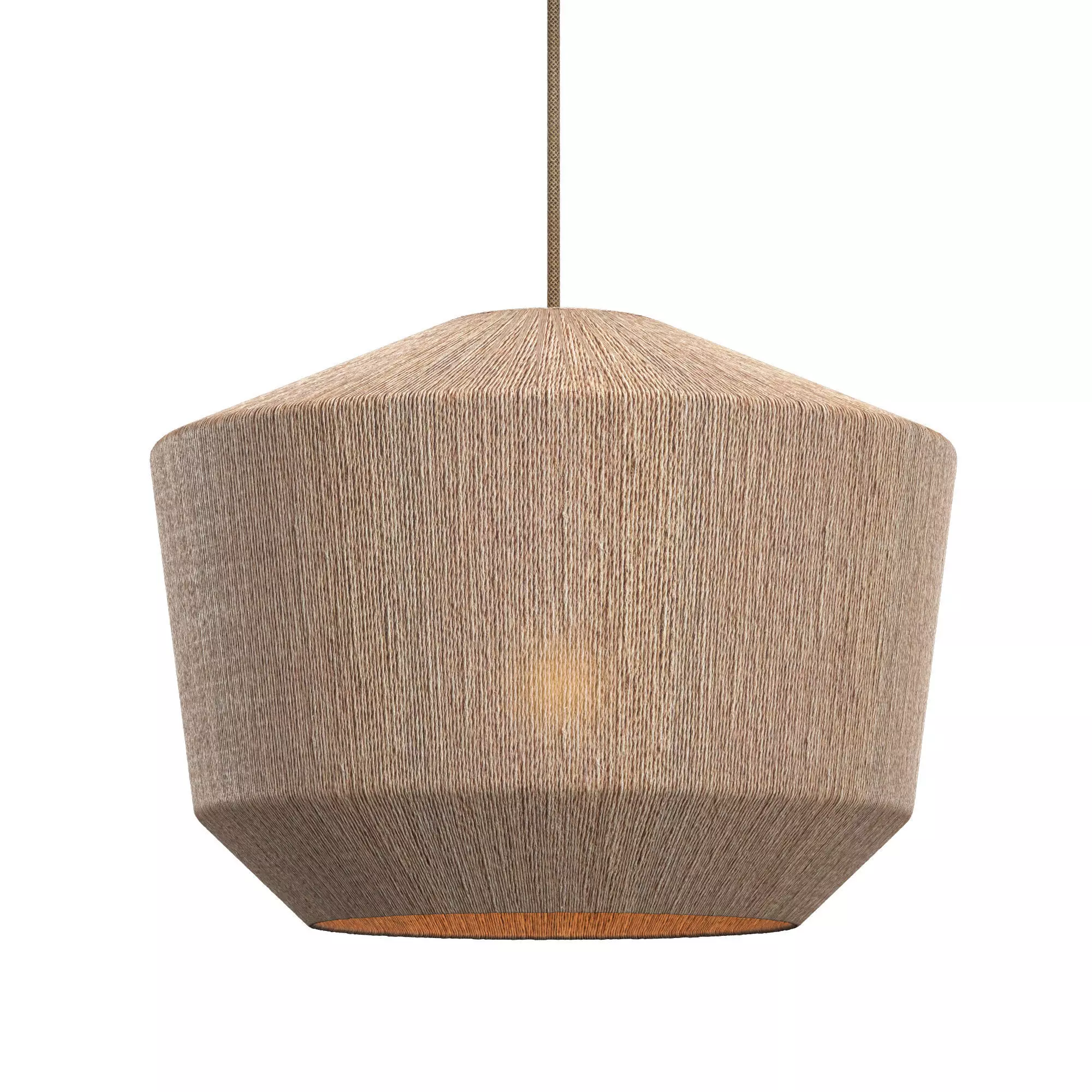 KENNA JUTE TALL PENDANT 3D model_0