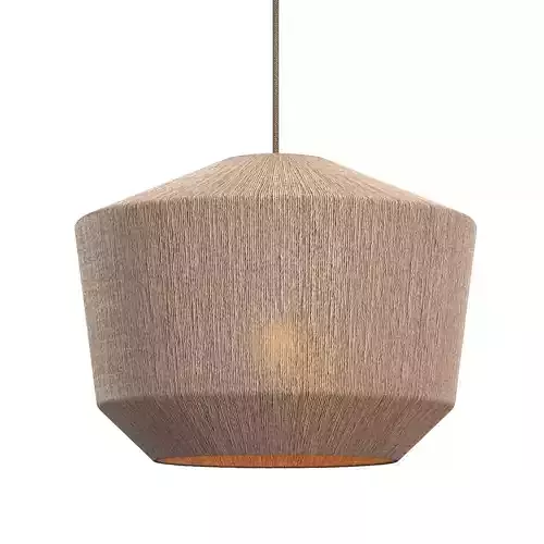 KENNA JUTE TALL PENDANT