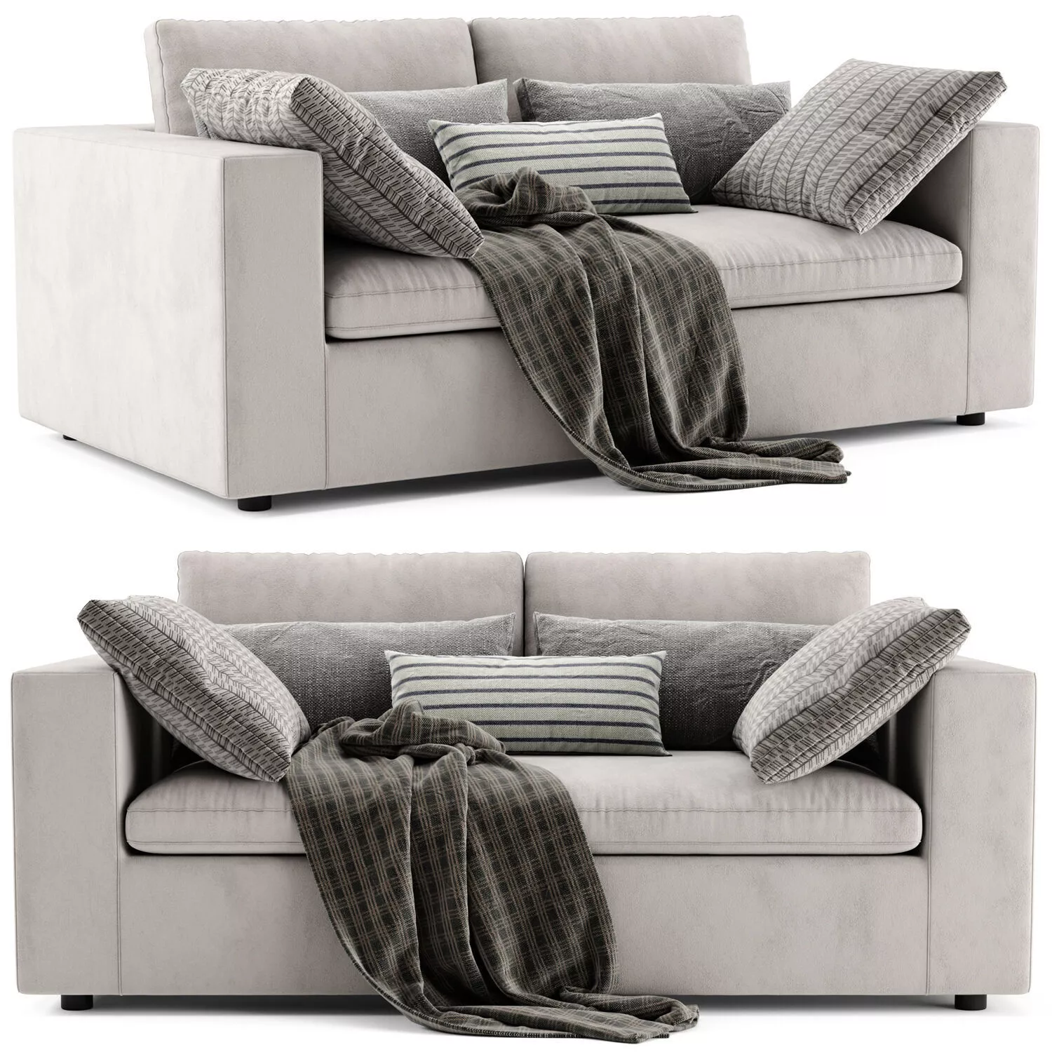 West Elm Harmony Single Seat 3D model