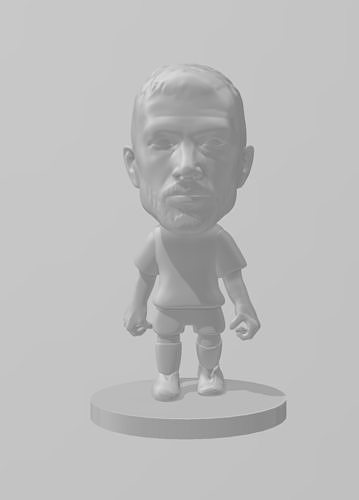 Edin Dzeko - Football Player 3D model