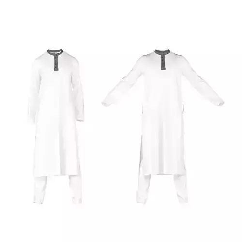 Kurta Pajama 3D model