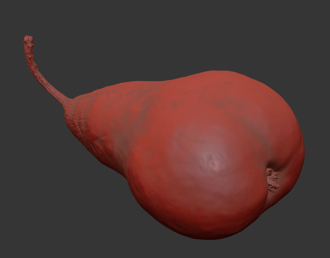 Pear 3D model_7