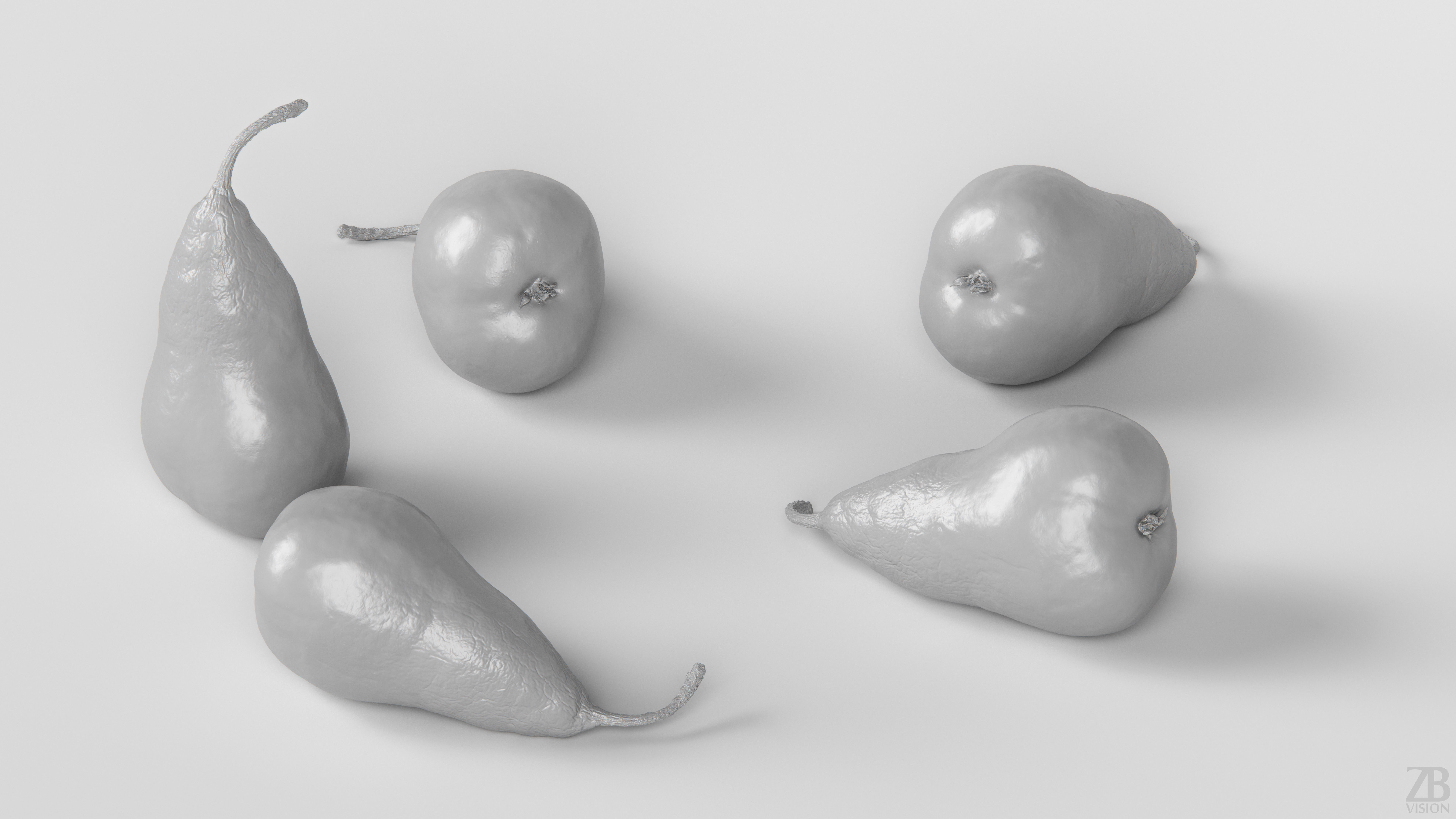 Pear 3D model_3