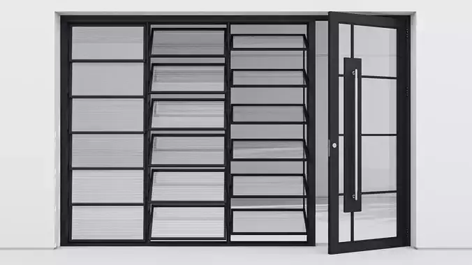Aluminium door 323