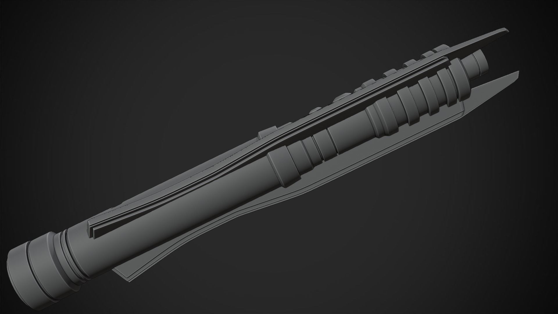 Star Wars Darth Revan Purple Lightsaber for Cosplay 3D print model_18