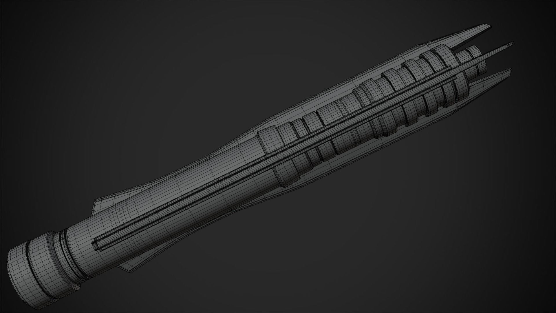 Star Wars Darth Revan Purple Lightsaber for Cosplay 3D print model_19