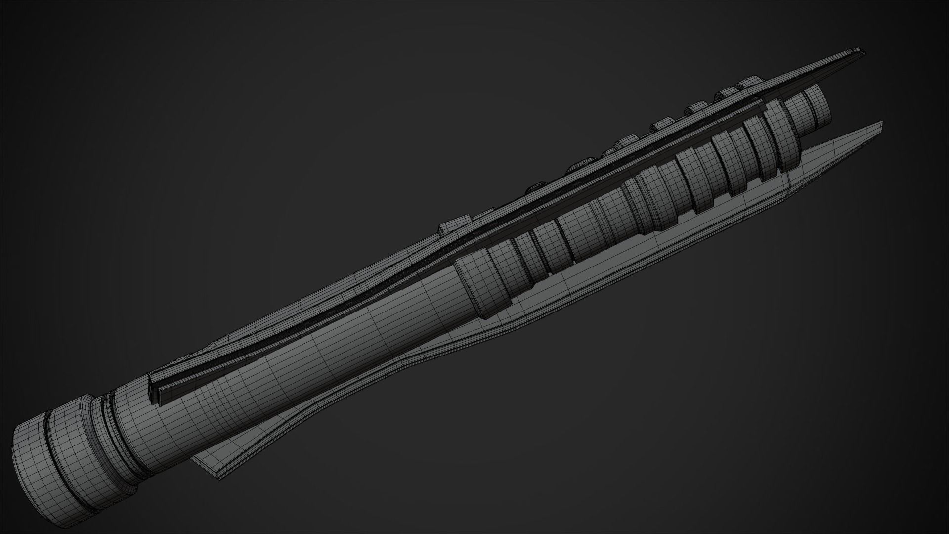 Star Wars Darth Revan Purple Lightsaber for Cosplay 3D print model_17