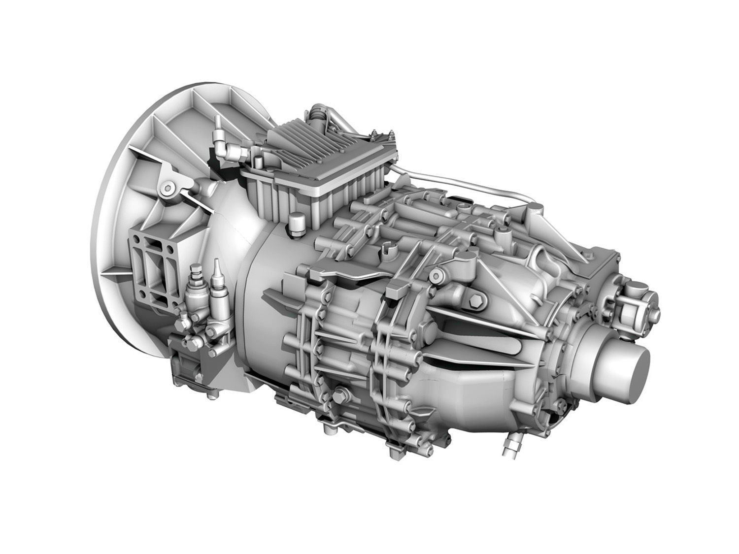 Transmission gearbox 3D model_8