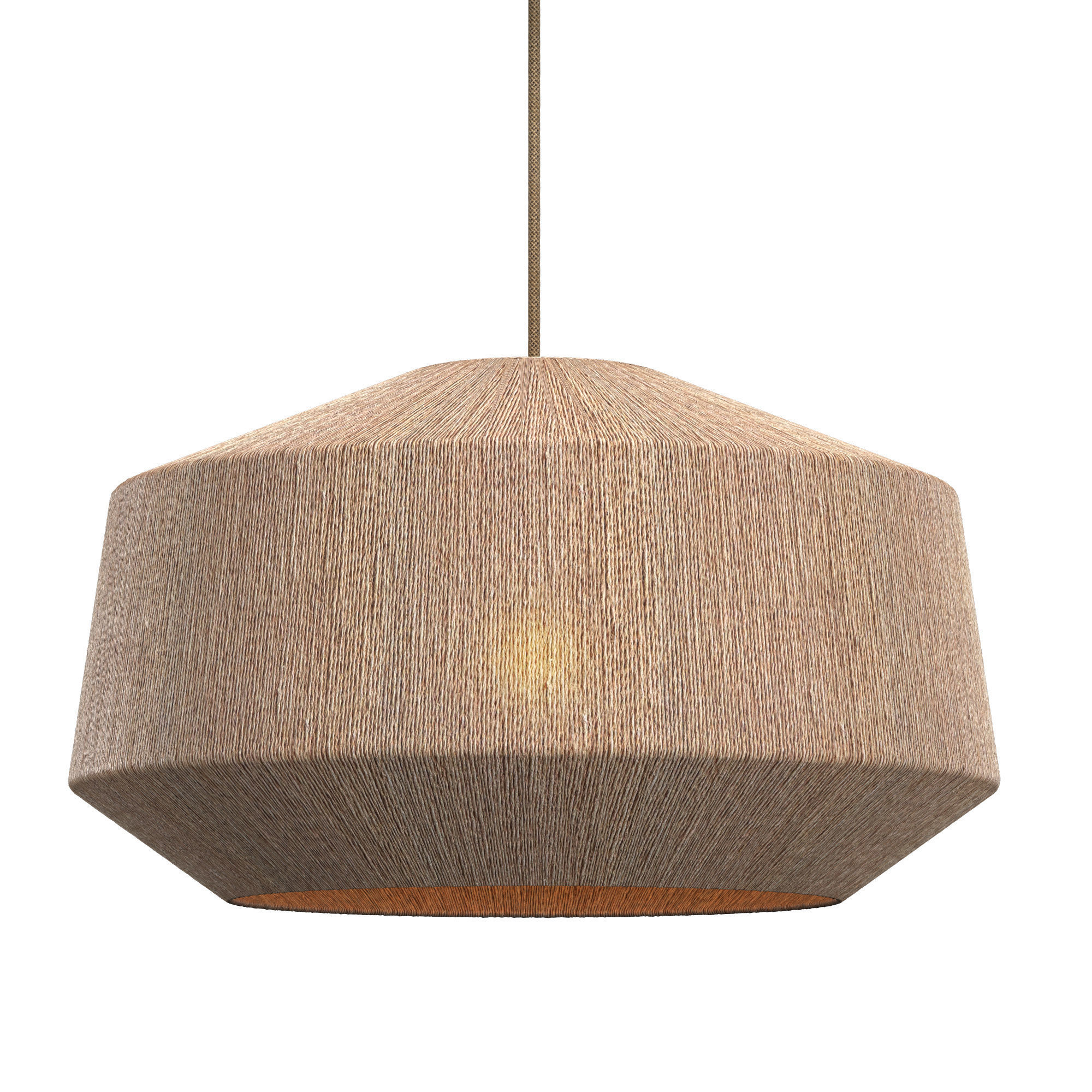 KENNA JUTE WIDE PENDANT 3D model_1