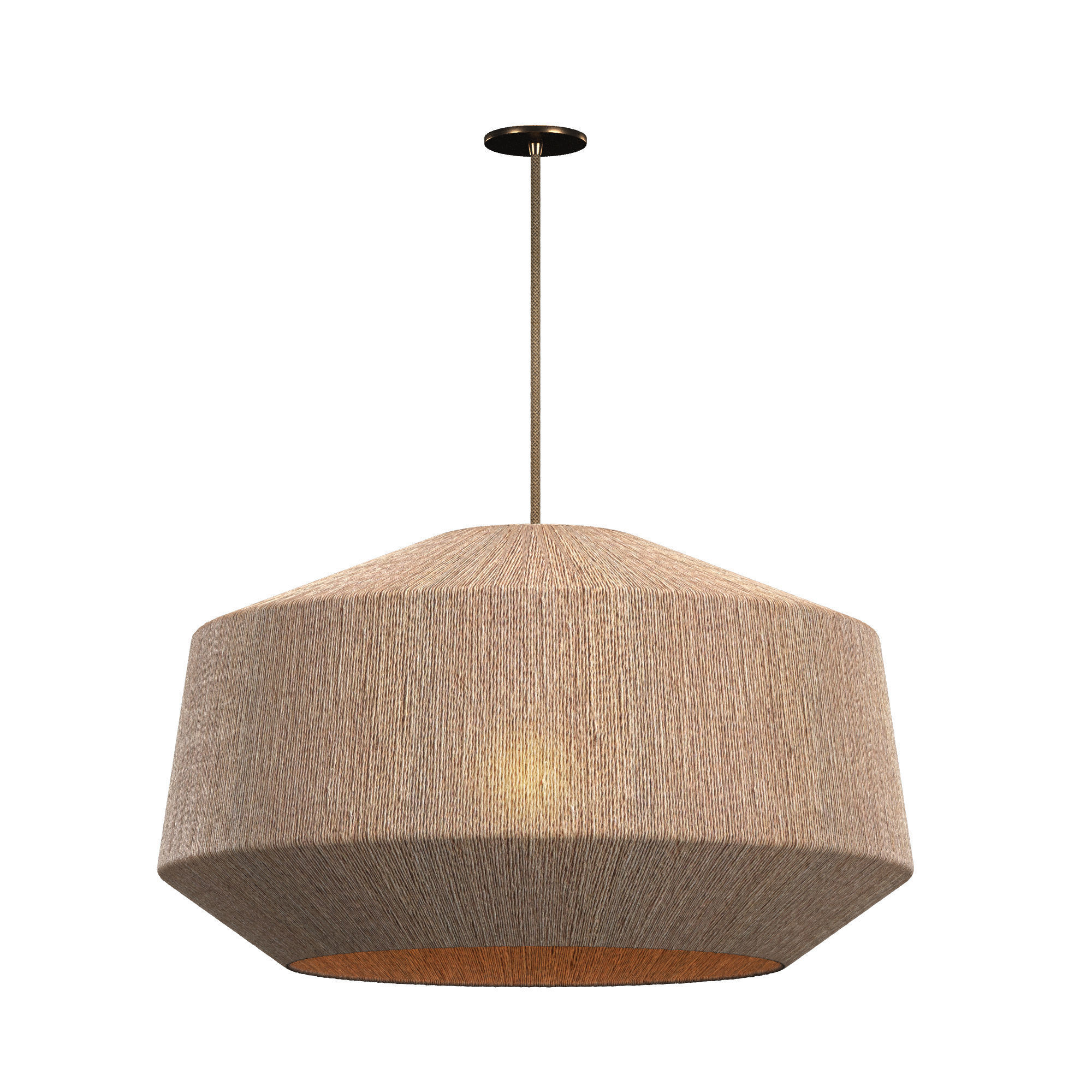 KENNA JUTE WIDE PENDANT 3D model_3