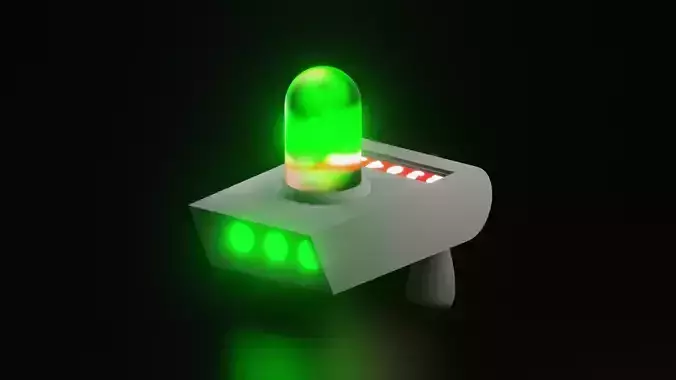 Rick Sanchez Portal Gun 3D model
