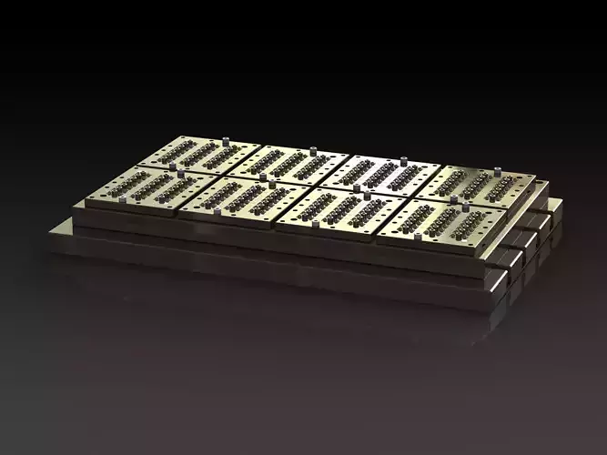 CNC Machine Fixture for Slot Nut Plate