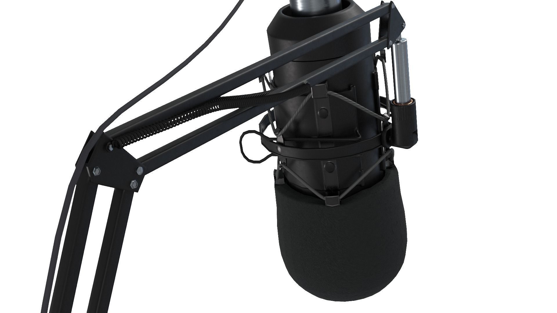 Maono AU-A04 microphone  Low-poly 3D model_3