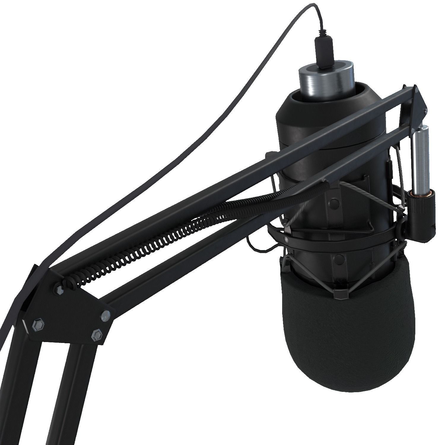 Maono AU-A04 microphone  Low-poly 3D model_8