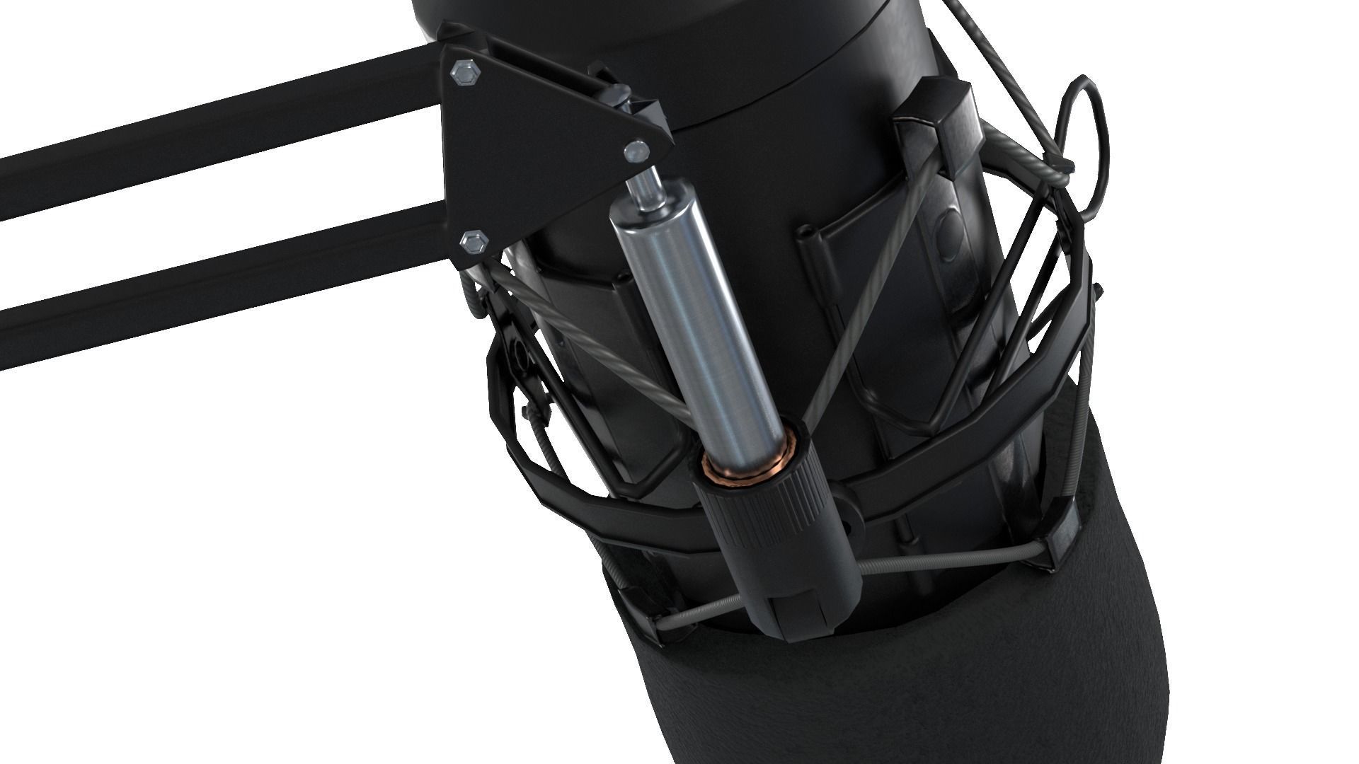 Maono AU-A04 microphone  Low-poly 3D model_1