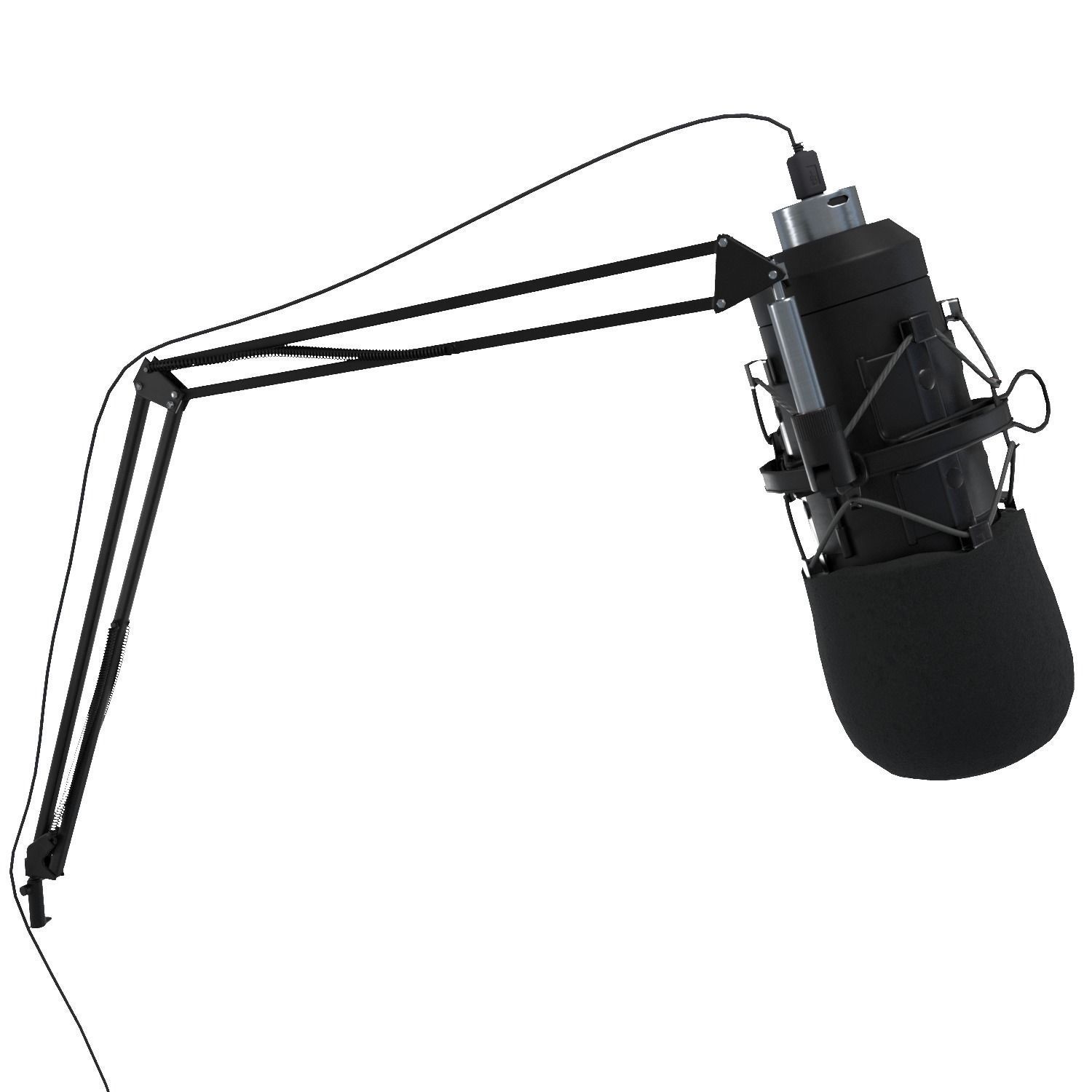 Maono AU-A04 microphone  Low-poly 3D model_12