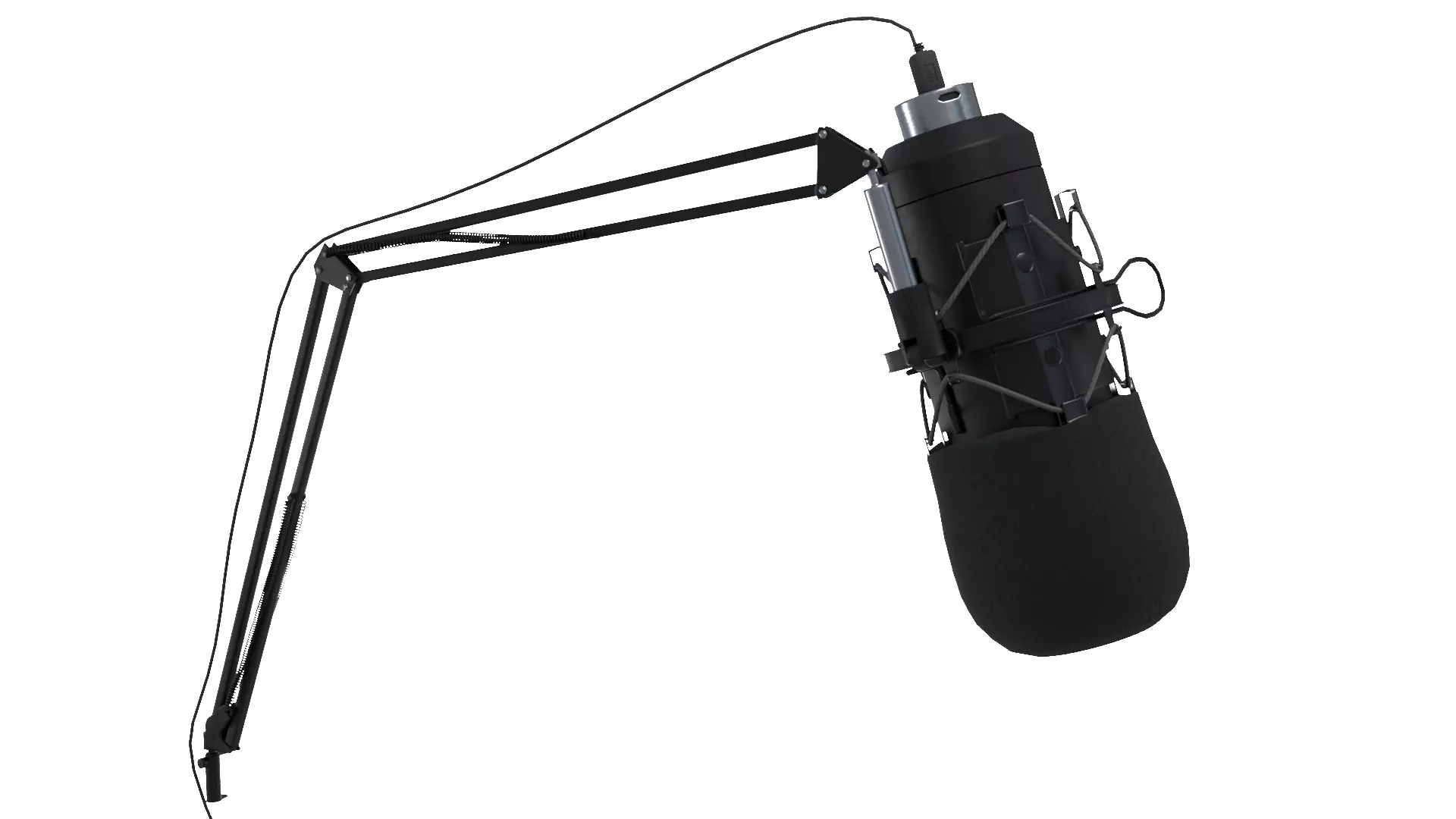 Maono AU-A04 microphone  Low-poly 3D model_0